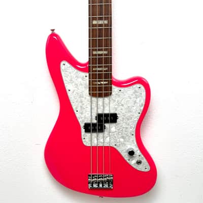 Fender Mark Hoppus Signature Jaguar Bass - Hot Pink image 9