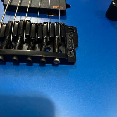 Ibanez RGDIR6M-LBM Iron Label 2018 - 2019 - Laser Blue Matte image 7