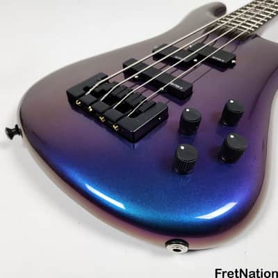 Spector USA NS-2 4-String Bass 1.5" Blue-Purple Colorshift Finish EMG PJX 9v HAZ 8.78lbs NS2 #1527 image 6