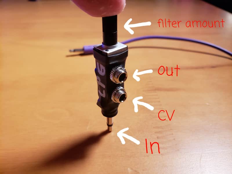 Mini Low Pass Gate - Passive vactrol based Low Pass VCA - LPG - 0HP image 1