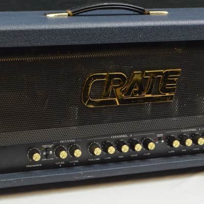 Crate Blue Voodoo BV120H Tube Guitar Amplifier Head 120W USA Amp #21BCJPMB0031 image 1
