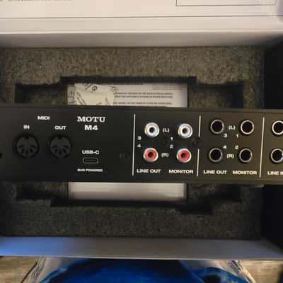 MOTU M4 USB-C Audio Interface 2019 - Present Black image 6