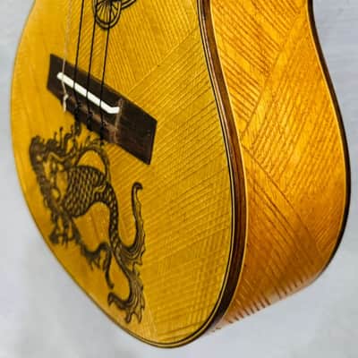 Blueberry Handmade Tenor Ukulele Mermaid Motif image 9