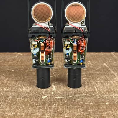 Vintage AKG C414 B ULS Large Condenser Microphones Stereo Pair image 9