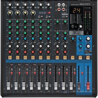 Yamaha MG12XU | Mixer with 6 Mic + 2 Stereo Inputs | USB, Effects & Compression image 1