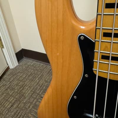 Squier Vintage Modified 70s Jazz Bass Maple Fingerboard Natural 2016 image 3