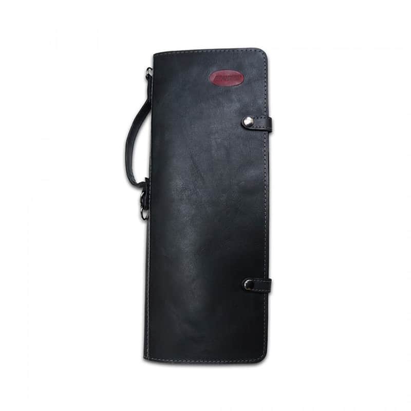 Ahead Handmade Leather Stick Bag in Black image 1