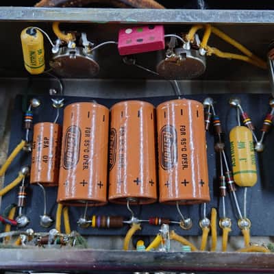 1958 Fender Harvard 5F10 guitar amplifier, made in USA (USA voltage) image 8