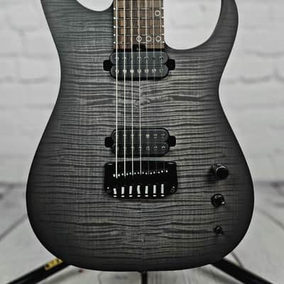 Schecter USA Signature Keith Merrow KM-7 Mk III Pro Electric Guitar Trans Black Pearl image 2