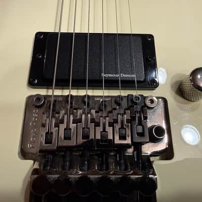 Schecter Blackjack ATX C-1 FR Aged White Guitar *SUPER BLACK EBONY FINGERBOARD* (Made In Korea) image 6