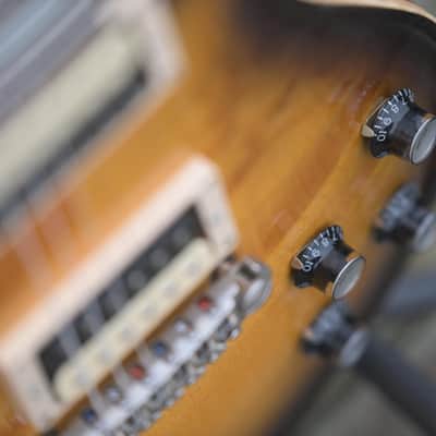 Patrick James Eggle Macon Single Cut Semi Hollowbody - Nitro Tobacco Burst image 12
