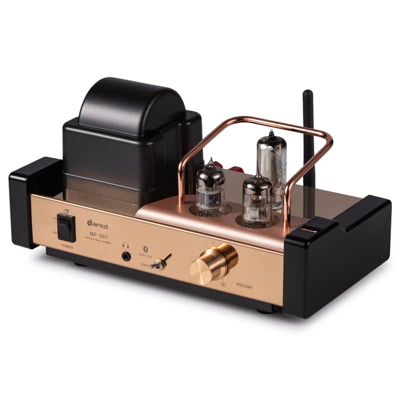 Dared mp5bt - Hybrid Tube Amplifier USB/DAC, Bluetooth Input, Headphone Output, Output Power 25 watts image 1