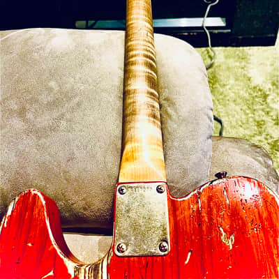 FENDER 1963 Telecaster wildwood  10 Fender Telecaster 2022 - Heavy Relic / Crimson Transparent image 3