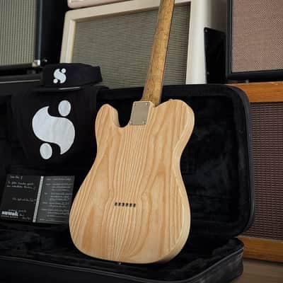 Suwak Custom Guitars Thinline T "Jr." Natural Esche & Olive Body, Korina Hals, Ebenholz Griffbrett uvm. 2026 - Natural image 15