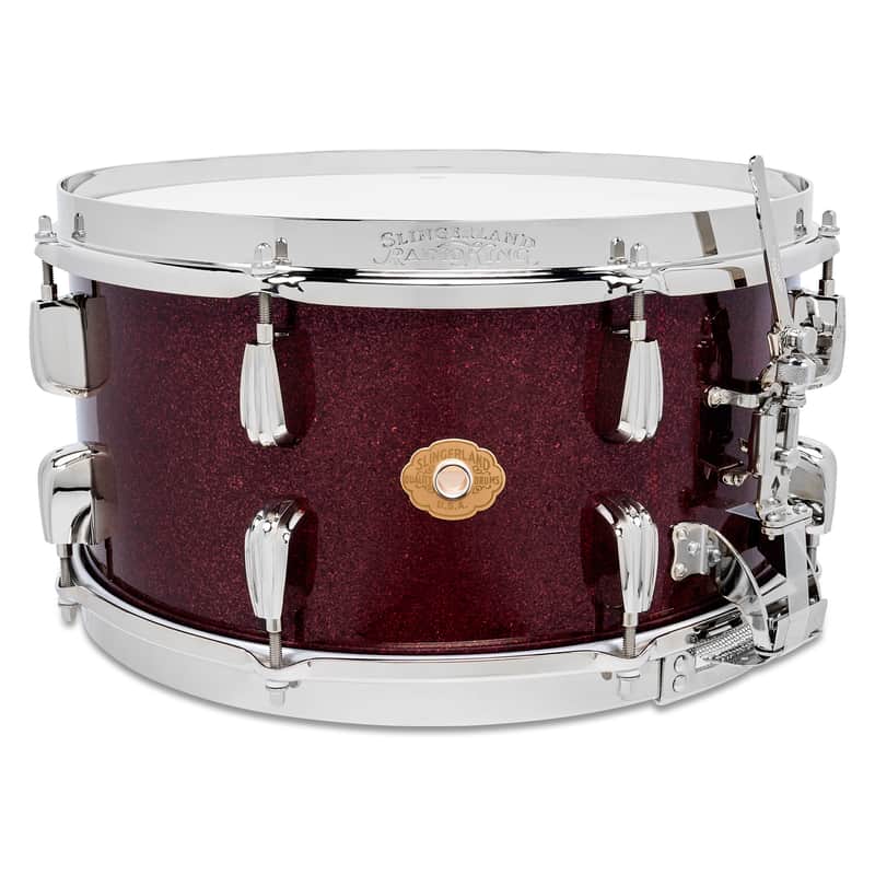 Slingerland Radio King Snare Drum, 7x14", Maroon Glass