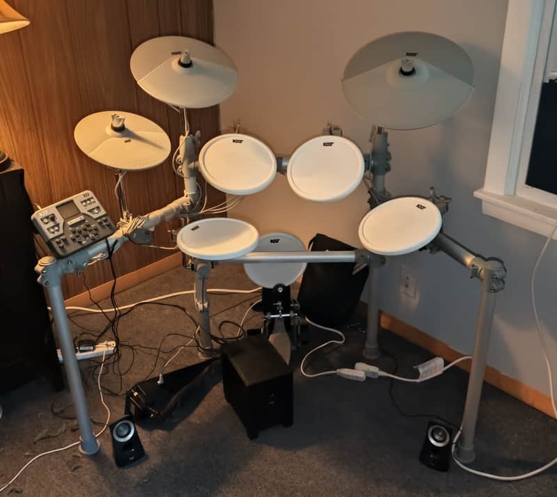 KAT Percussion KT2 Complete Electronic Drum Set 2010s w/ Bonus Beatnik and Monitors image 1