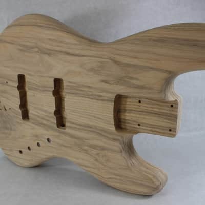 Unfinished Ash Jazz bass guitar body - fits Fender necks J1368 image 7