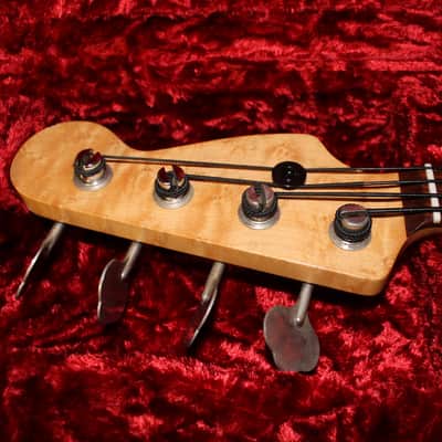 Smoking Warmoth Fretless Jazz Bass w Sweet Fender HSC image 5