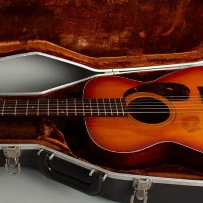 Immagine Guild  F-20 Flat Top Acoustic Guitar (1965), ser. #AG-195, molded black plastic hard shell case. - 14