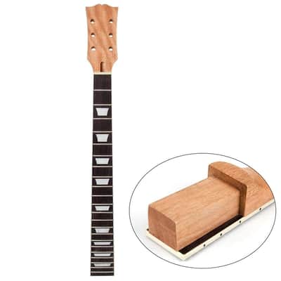 22 Frets Electric Guitar Neck Mahogany Body Rosewood Fretboard Trapezoid Inlays For Les Paul LP Guitars image 3