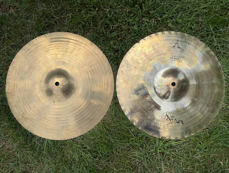 Zildjian 14" A Custom Mastersound Hi-Hat Cymbals (Pair) 1999 - Present - Brilliant