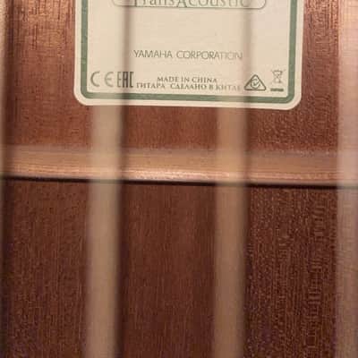 Yamaha FG-TA TransAcoustic Dreadnought 2010s - Vintage Tint image 4