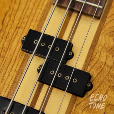 1979 Vantage VP-795B Bass Guitar (Natural, OHSC) image 6