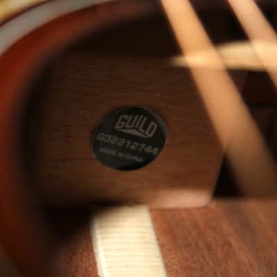 Guild D-120 Westerly Collection Dreadnought Acoustic Guitar - Natural Mahogany image 11