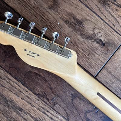 Mint 2024 Fender MIJ FSR Hybrid II Telecaster with Maple Fretboard Transparent Blonde image 9