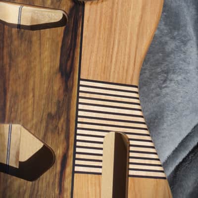Babik Custom Telecaster Style body, Super light weight,  Handmade, Black Limba on Poplar 2026 image 5