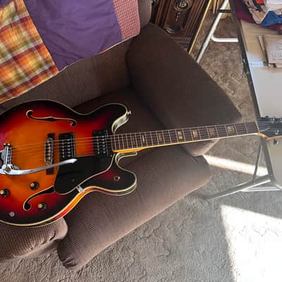 Immagine Aria Diamond 1242 Vintage Hollow Electric Guitar MIJ Japan ES335 - 1