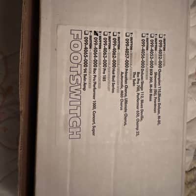 Fender Foot switch 099-4064-000 2000’s - Silver and gray image 7