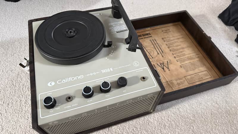 Califone 1450K 1979 - Very Rare UK Voltage Model image 1