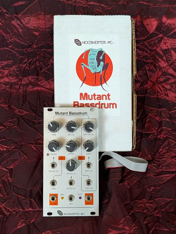 Hexinverter Mutant Bassdrum, Eurorack kick drum percussion module image 1