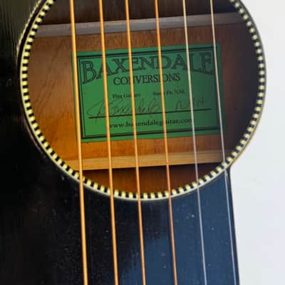 Baxendale Conversion Harmony Roy Smeck Early 1950’s - Original Black Lacquer image 21
