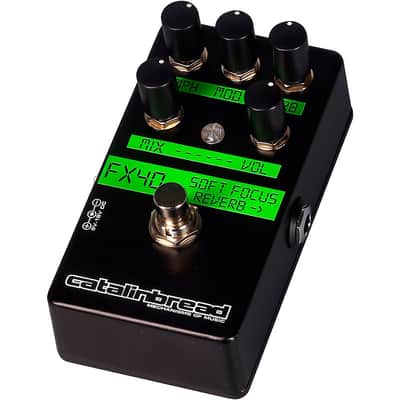 Catalinbread Soft Focus Shoegaze Plate Reverb Effects Pedal Black image 2