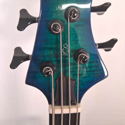 Sire 2nd Generation Marcus Miller M7 TBLB Alder 4-String with Ebony Fretboard 2019 - Transparent Blue Burst image 7