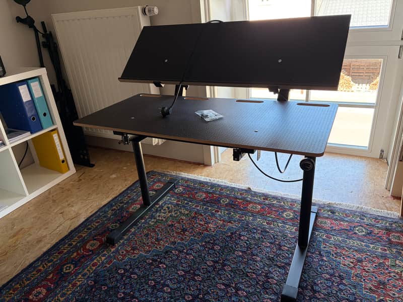 Blackpanthersystem Cedro S Keyboard Table (integrated power + 1U Rack) imagen 1