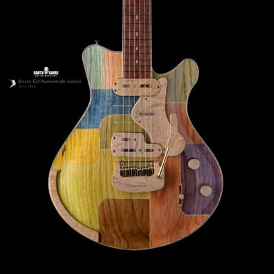 Jersey Girl Homemade Guitars “Coota-Coneysides” 2022 Multi Colored