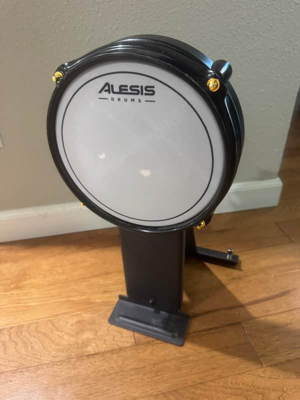 Alesis 8" White Mesh Bass Kick Drum Pad for Forge, Nitro, Nitro Max Kits image 1