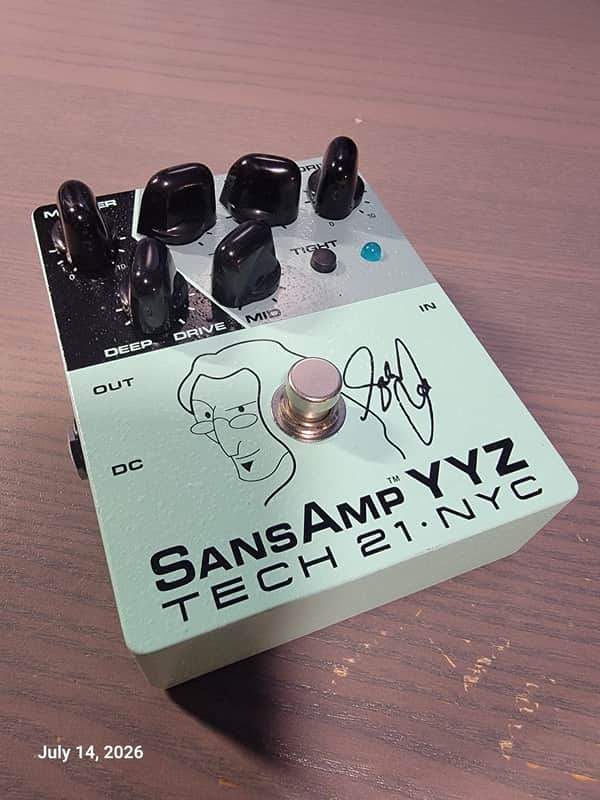 Tech 21 Geddy Lee YYZ Signature SansAmp Bass Drive Preamp image 1