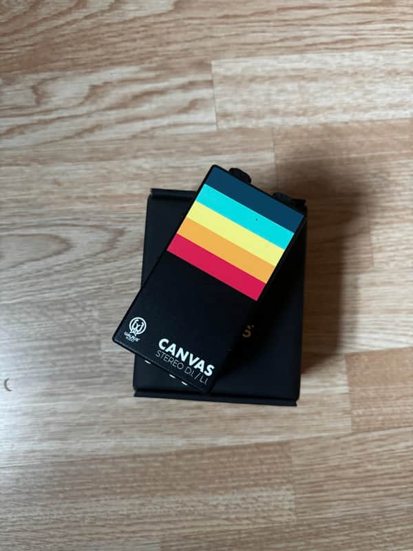 Walrus Audio Canvas Stereo Dual Line Isolator Direct Box 2022 - Present - Black w/ Rainbow Graphic