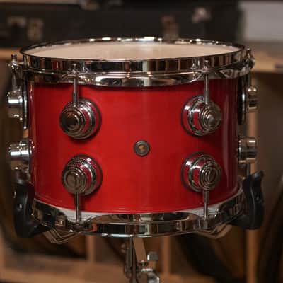 DW 7x10" Collector's Series Tom - 2003 Red Lacquer - Carl Allen image 2