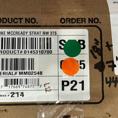 Fender Mike McCready Stratocaster RW 3-tone Sunburst with Case /7 lbs. 7.4oz. #MM02548 image 11