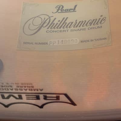 Pearl 6.5x14" Philharmonic Concert Snare PHP-1465/101 image 13
