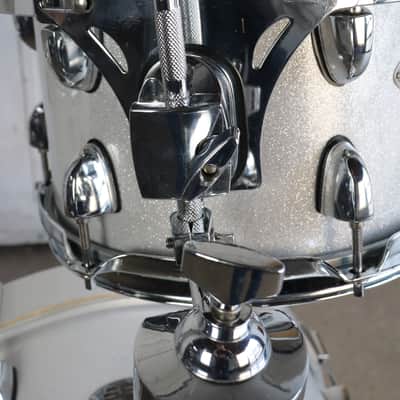 SPL Sound Percussion Lab 3pc Drum Kit Set 18/13/10" Silver Sparkle image 3