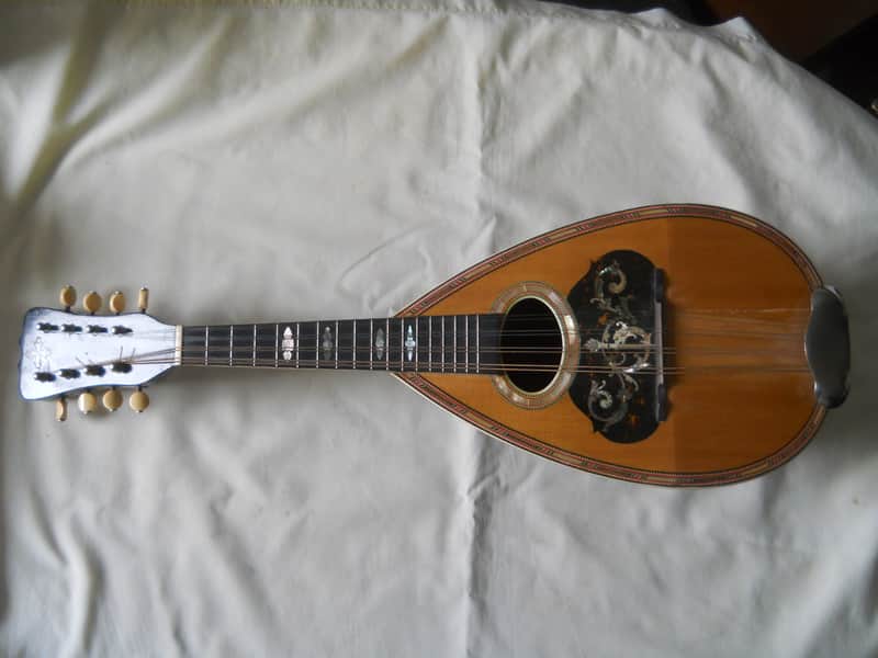 1920's Marcellus CJ Heppe & Son Inlayed Bowl Back Mandolin image 1