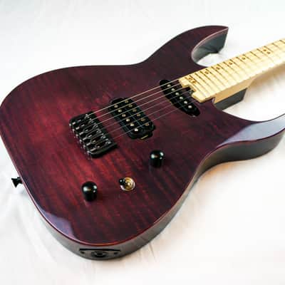 Swisher Handmade Machine 6 2022 Merlot Electric Guitar image 11