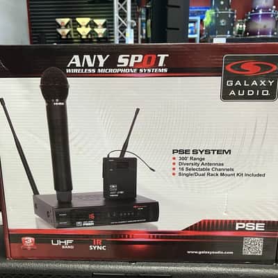 Galaxy Audio PSE Wireless Microphone System 16 Channel PSE Receiver MBP52 Transmitter image 1