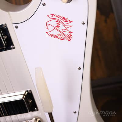 Epiphone 1963 Firebird V Maestro Vibrola Polaris White image 4